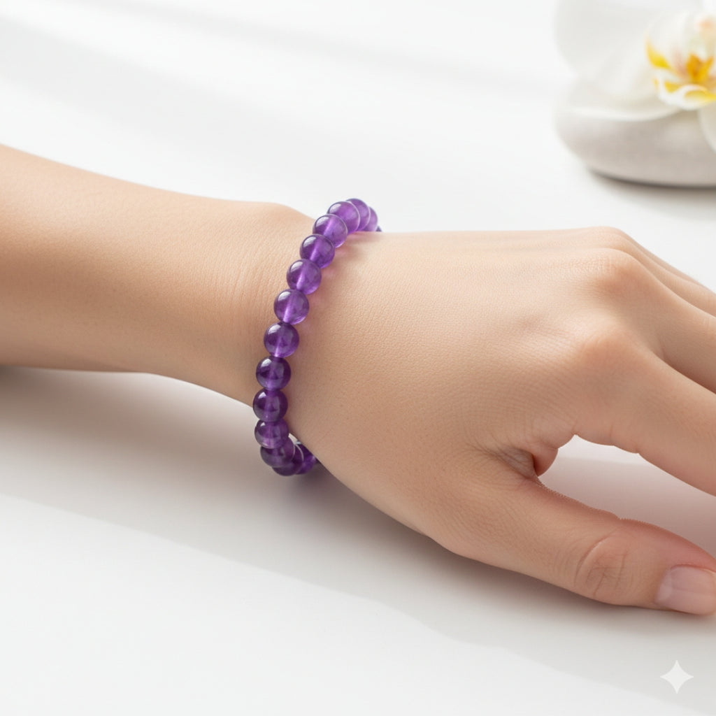 Natural Amythyst Bracelet