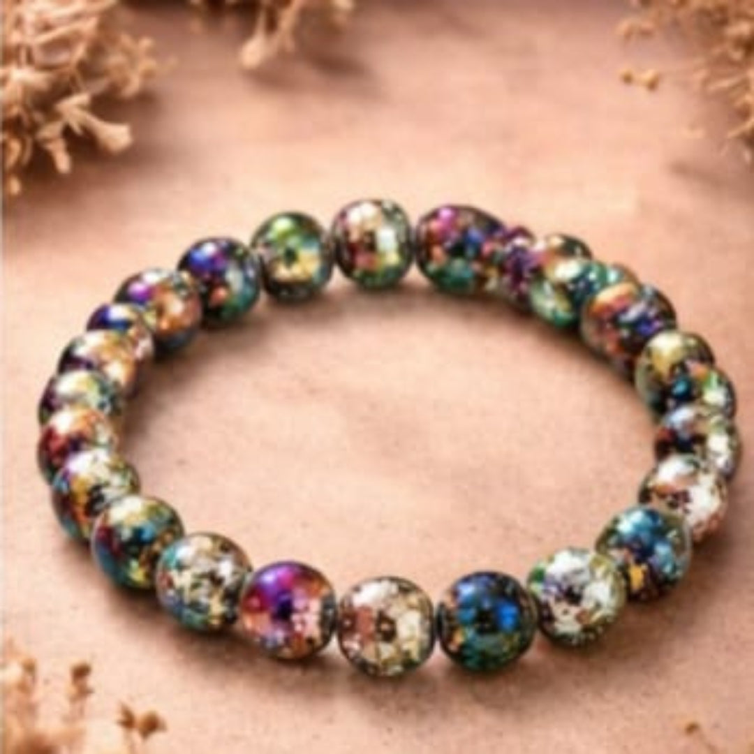 Natural Lava Titanium Bracelet