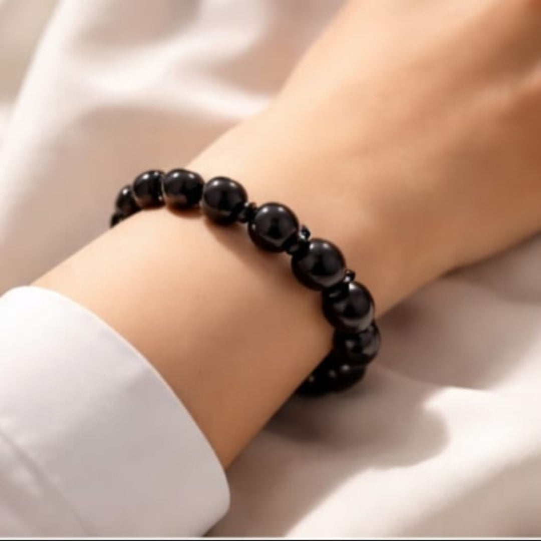 Natural Black Onyx Bracelet