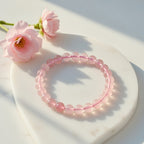Natural Rose Quartz Bracelet