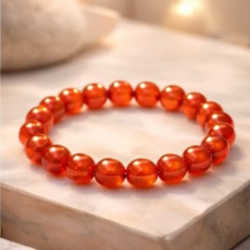 Natural Red Carnelian Bracelet