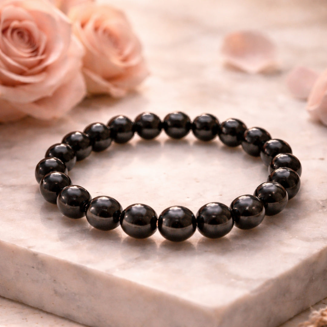 Natural Black Tourmaline Bracelet