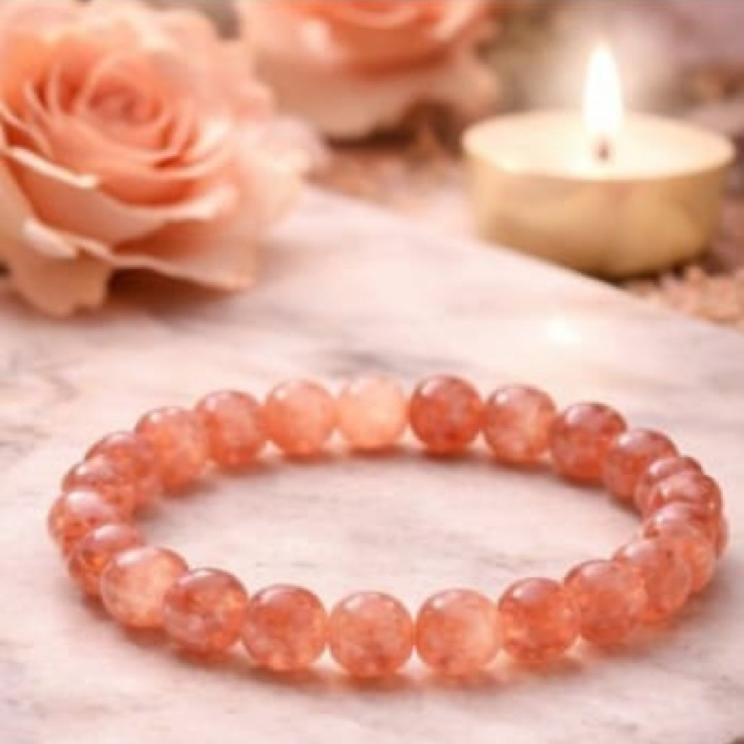 Natural Sunstone Bracelet