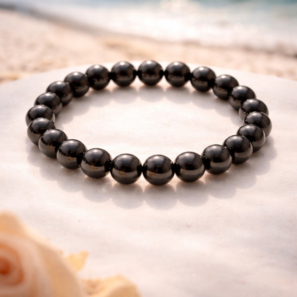 Natural Black Tourmaline Bracelet
