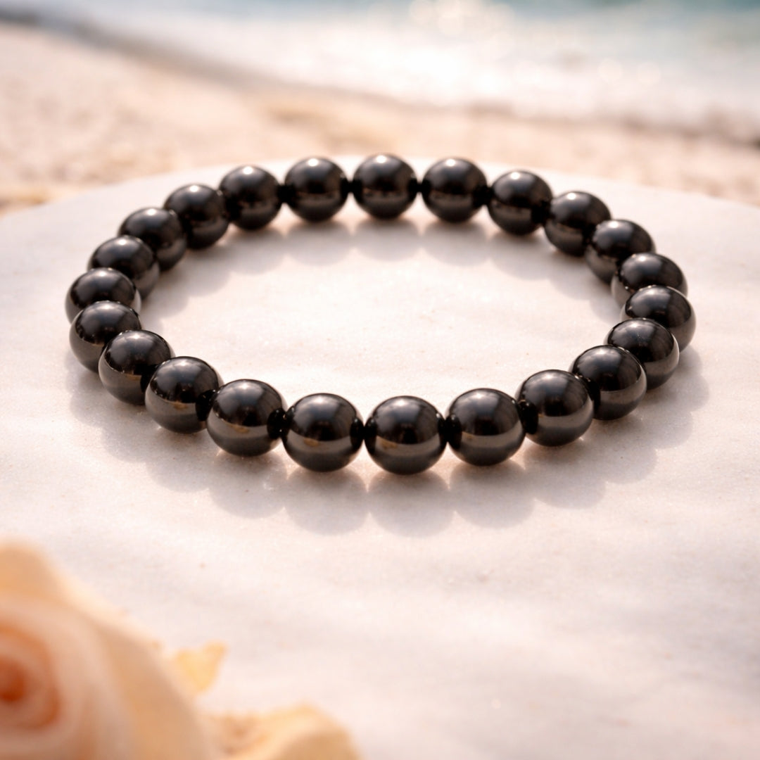 Natural Black Tourmaline Bracelet