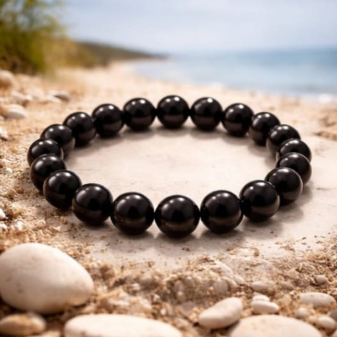 Natural Black Onyx Bracelet