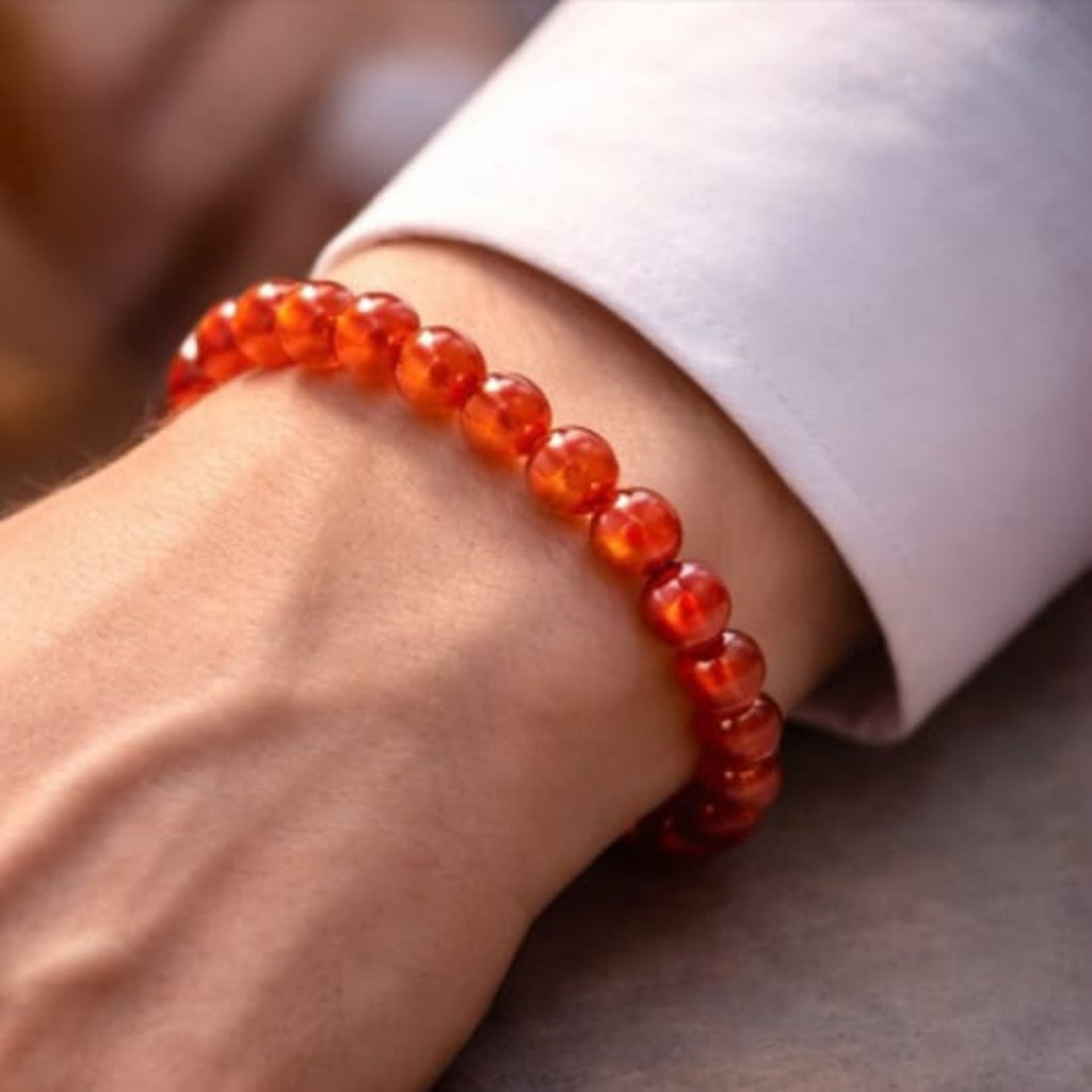 Natural Red Carnelian Bracelet