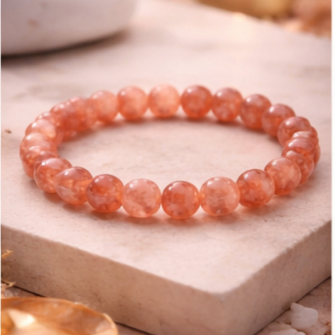 Natural Sunstone Bracelet
