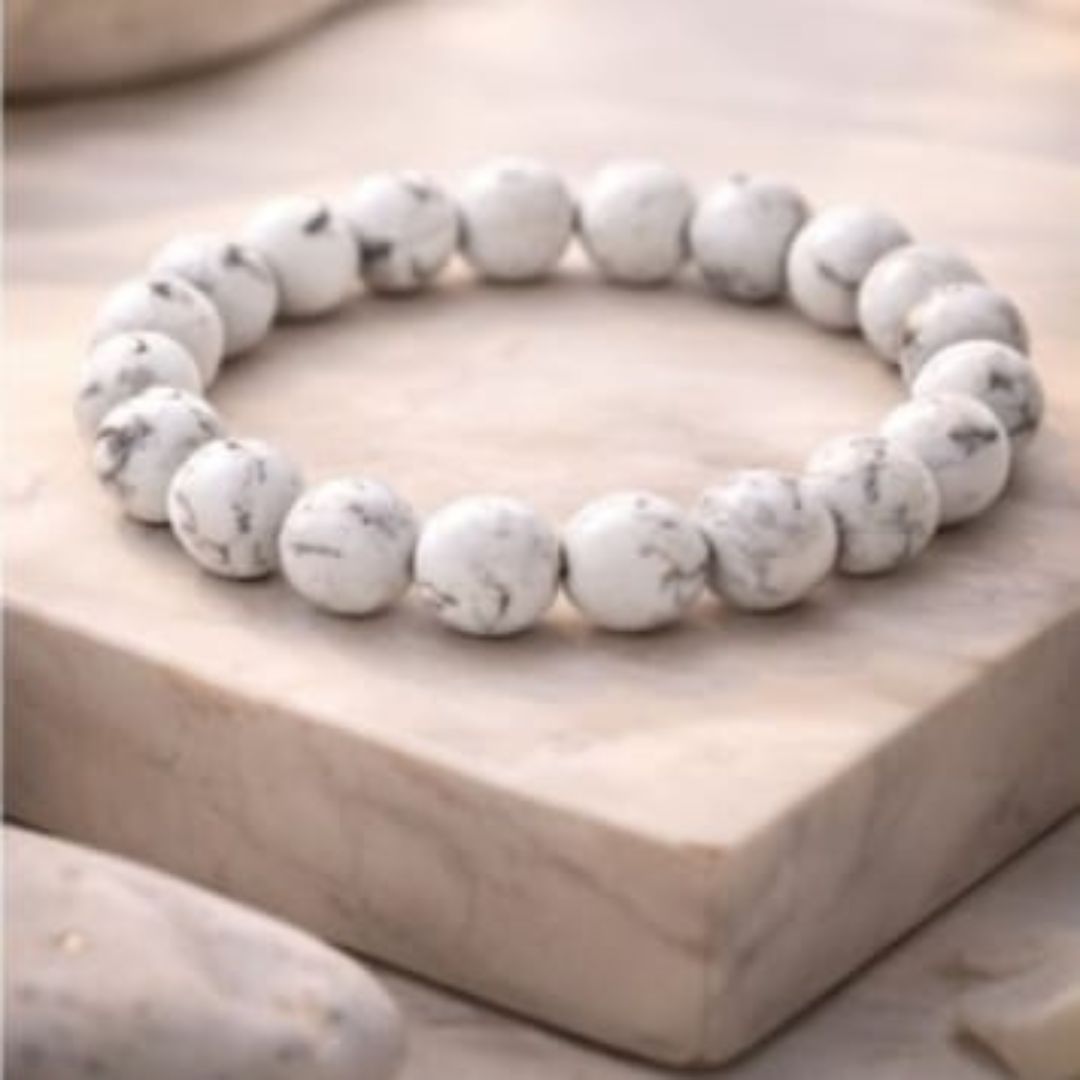 Natural Howlite Bracelet