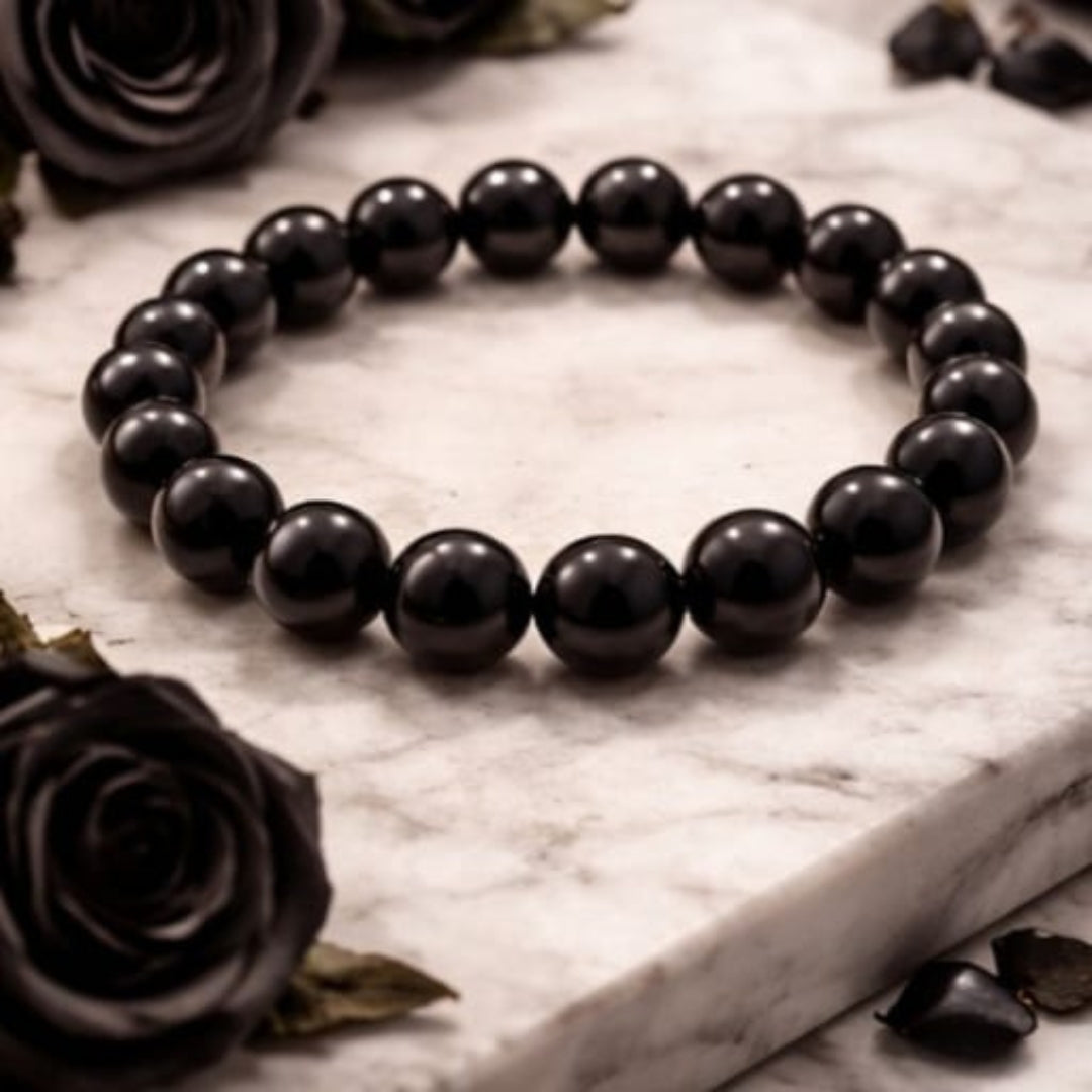 Natural Black Onyx Bracelet