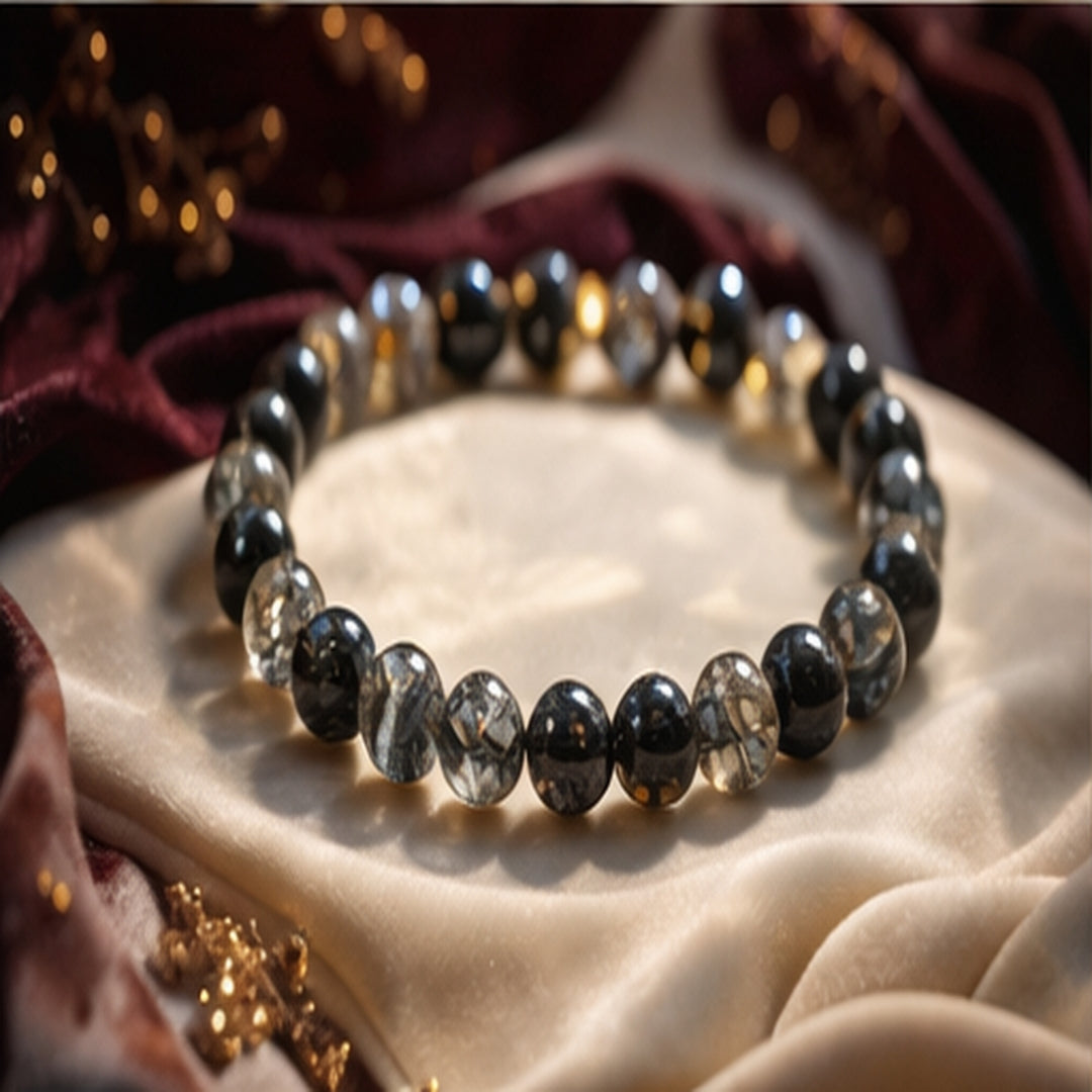 Natural Suleimani Akik Bracelet