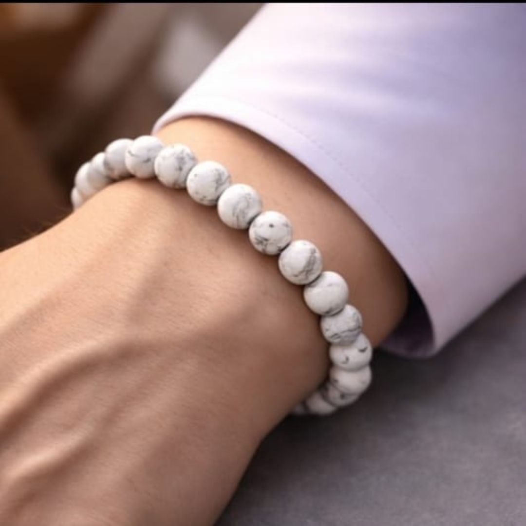 Natural Howlite Bracelet