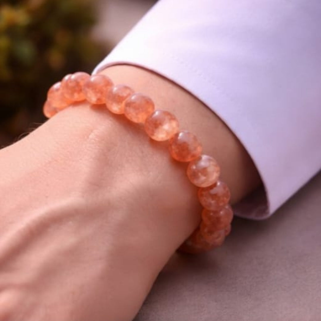 Natural Sunstone Bracelet