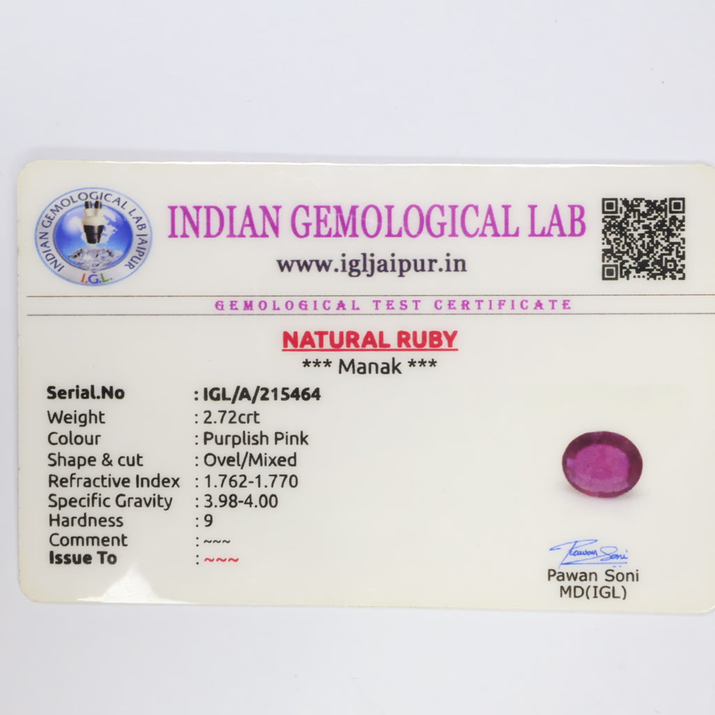 Natural Ruby 2.72ct