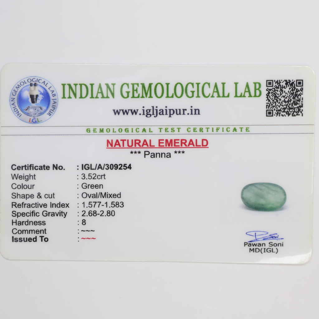 Natural Emerald 3.52ct