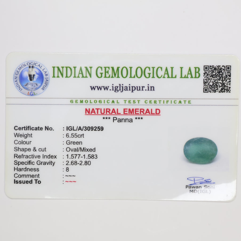 Natural Emerald 6.55ct