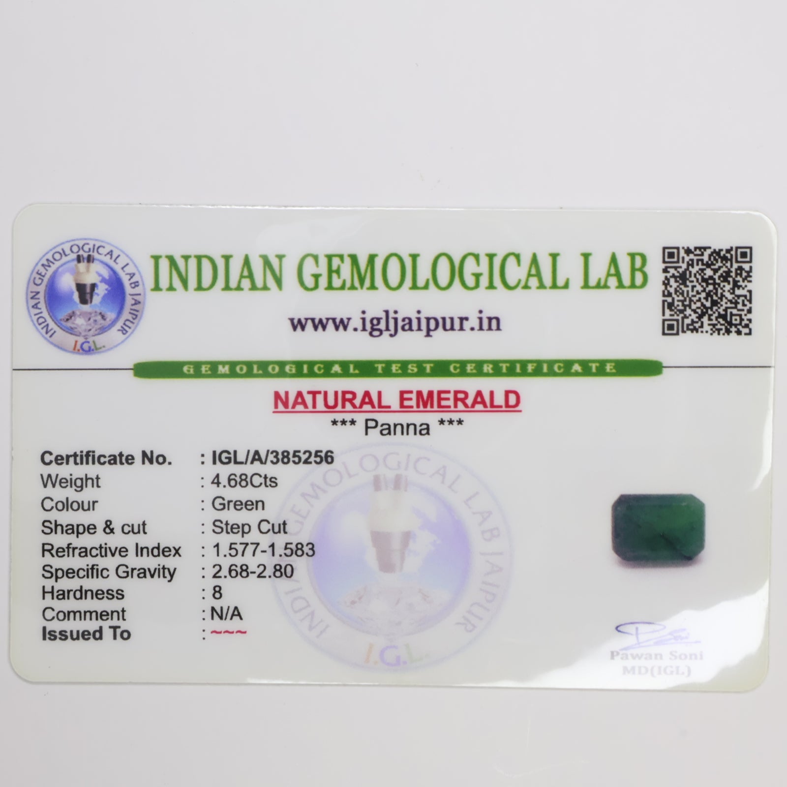 Natural Emerald 4.68ct