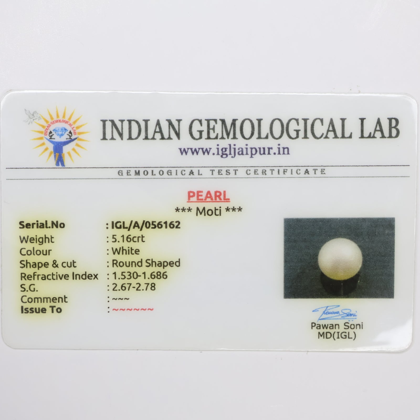 Natural Pearl (South Sea) 5.16ct