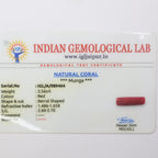 Natural Red Coral (Munga) 3.56ct