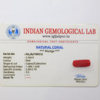 Natural Red Coral (Munga) 5.66ct