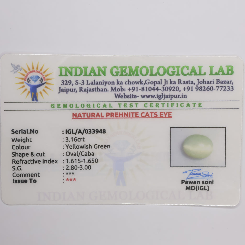 Natural Cat's Eye 3.16ct