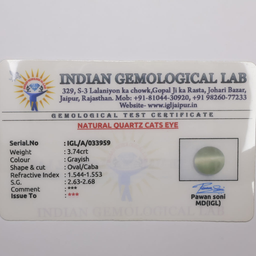 Natural Cat's Eye 3.74ct