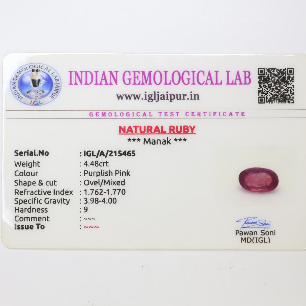 Natural Ruby 4.48ct