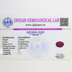 Natural Ruby 3.46ct