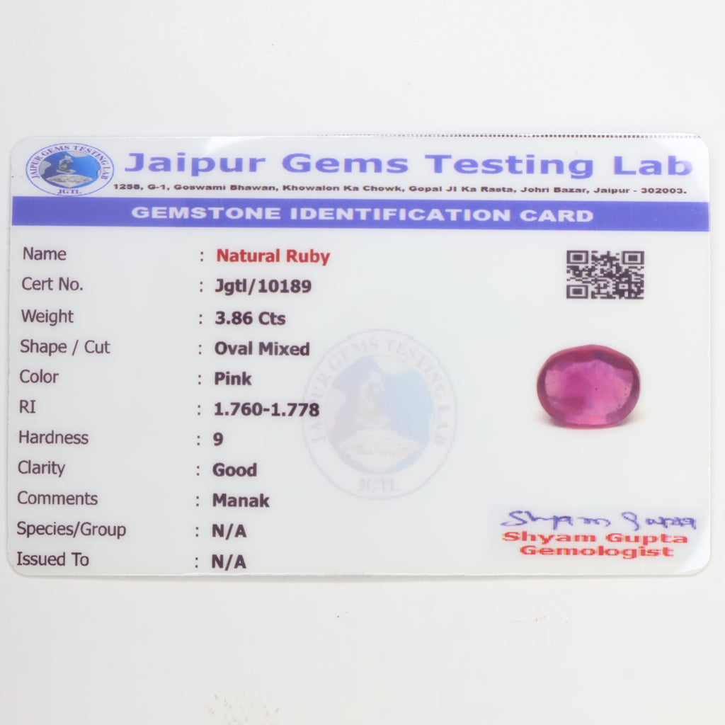 Natural Ruby 3.86ct