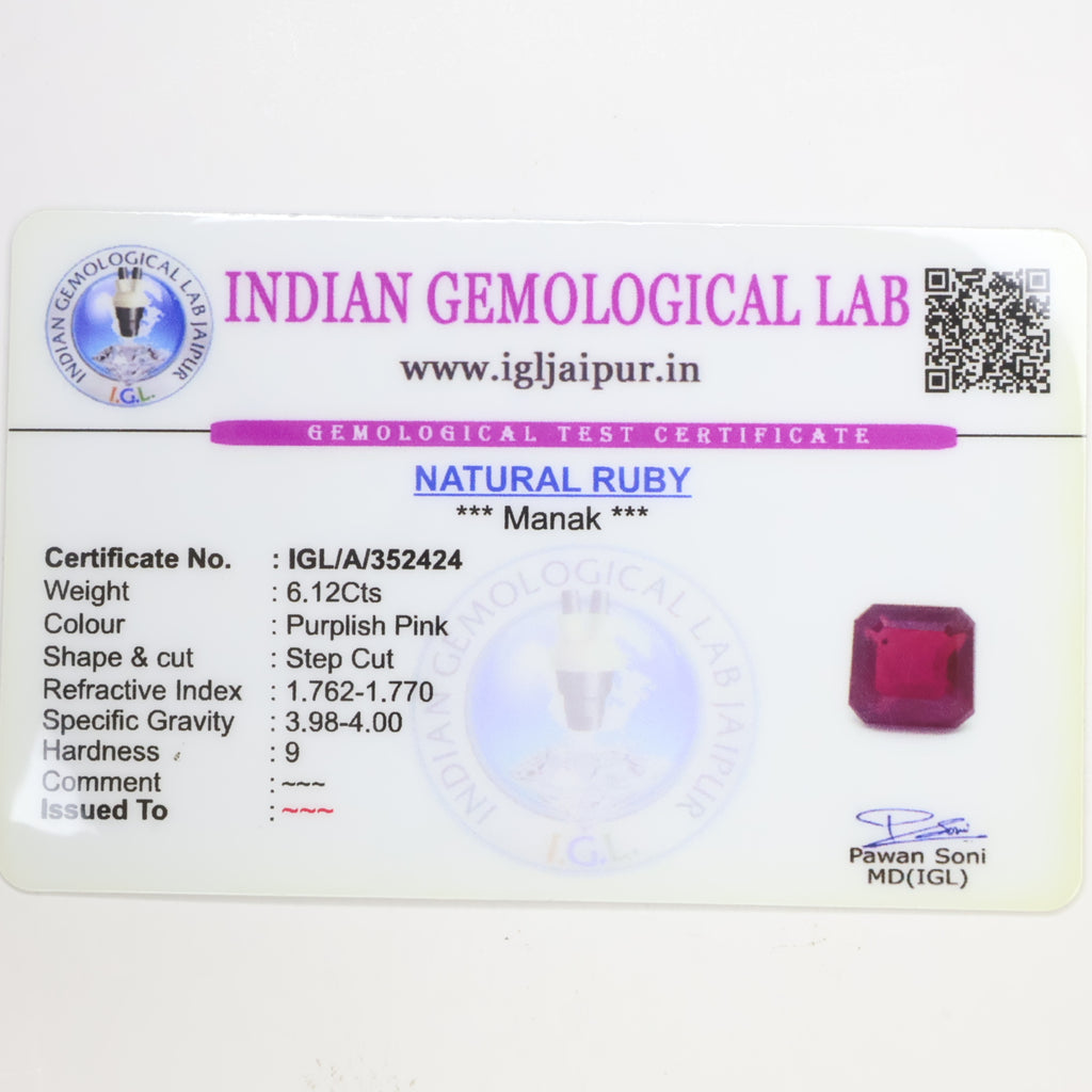 Natural Ruby 6.12ct
