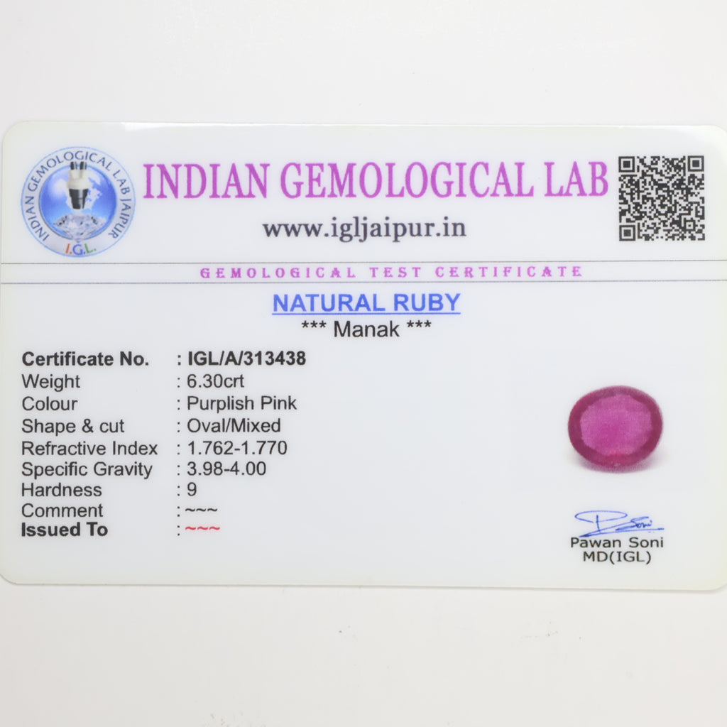 Natural Ruby 6.30ct