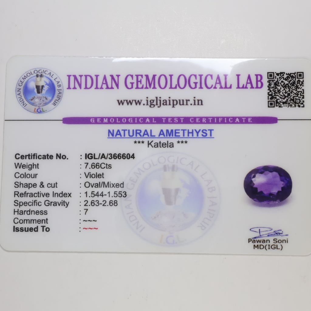 Natural Amythyst 7.66ct