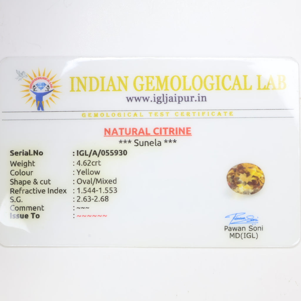 Natural Citrine 4.62ct