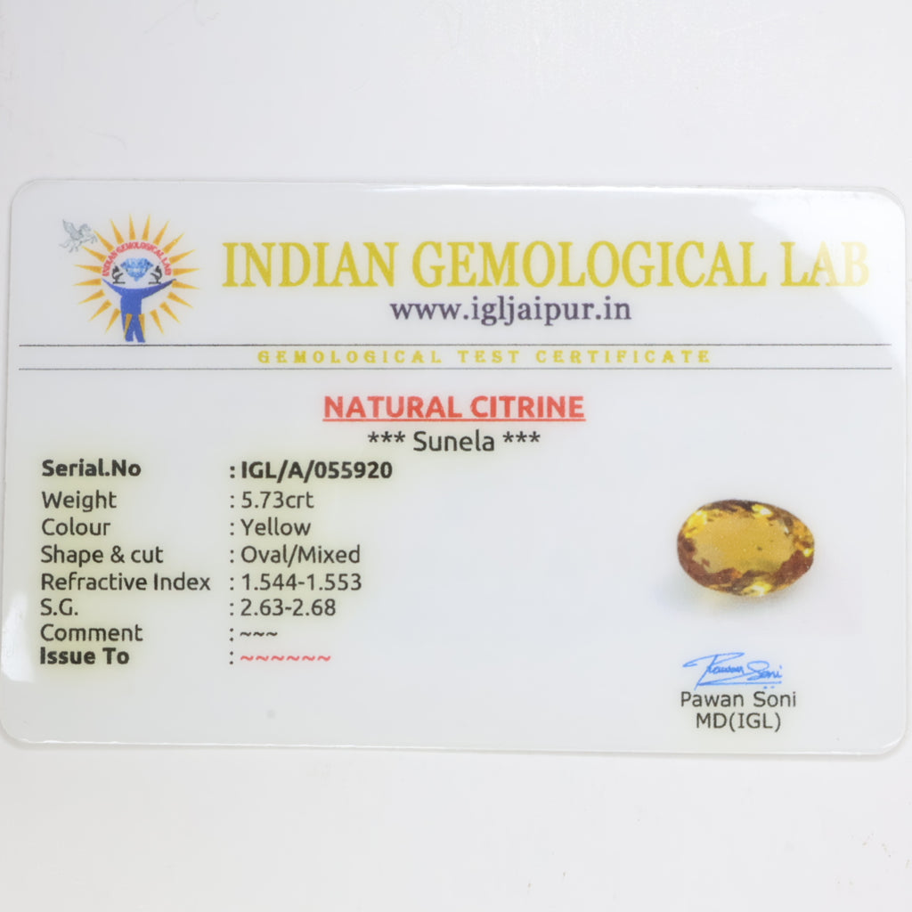 Natural Citrine 5.73ct