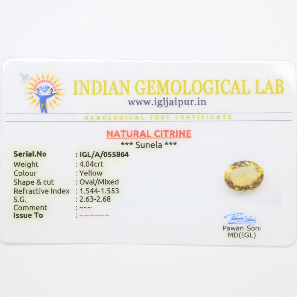 Natural Citrine 4.04ct