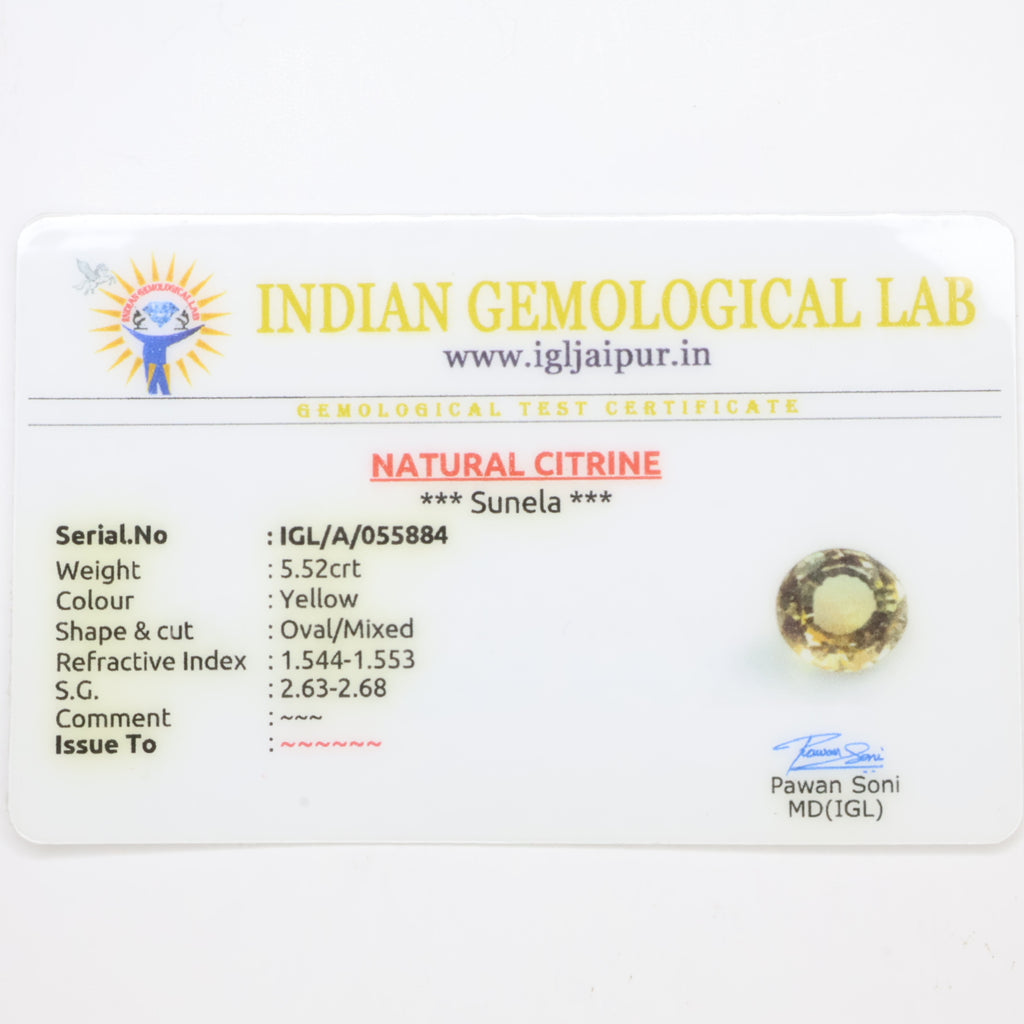 Natural Citrine 5.52ct