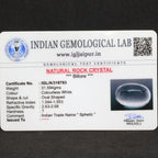 Natural Sphatik Lingam 31.59g