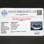 Natural Sphatik Lingam 52.96g