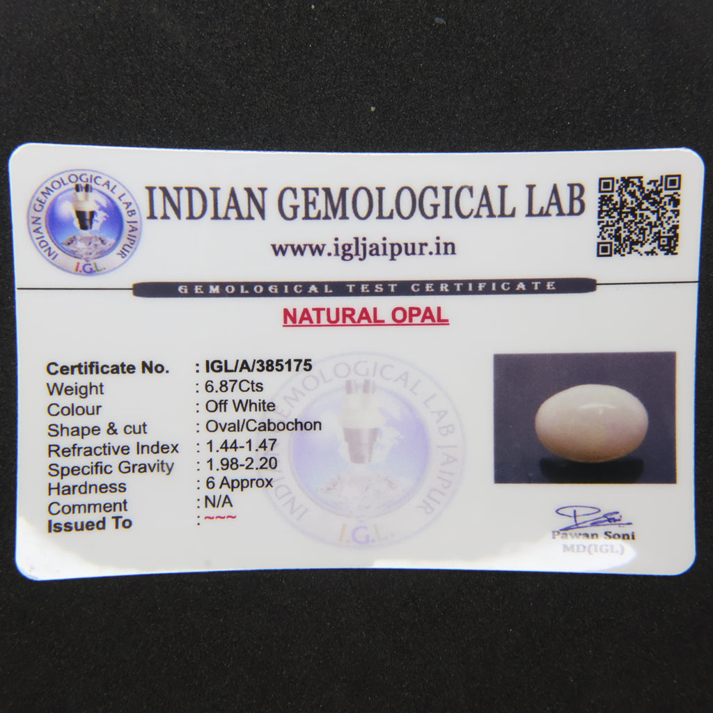 Natural Opal 6.87ct