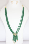 Gold & Precious Stones Necklace Set