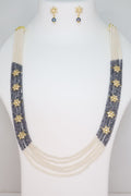 Gold & Precious Stones Necklace Set
