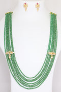 Gold & Precious Stones Necklace Set