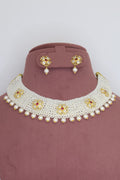 Gold & Precious Stones Necklace Set