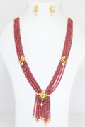 Gold & Precious Stones Necklace Set