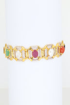 Navratna Gold Unisex Bracelet