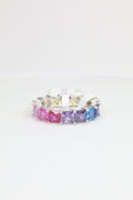 Premium Sterling Silver Multicolor Ring