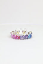 Premium Sterling Silver Multicolor Ring