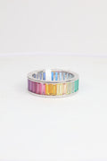 Premium Sterling Silver Multicolor Ring