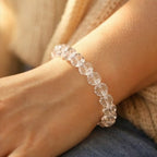 Natural Sphatik (Clear Quartz) Bracelet